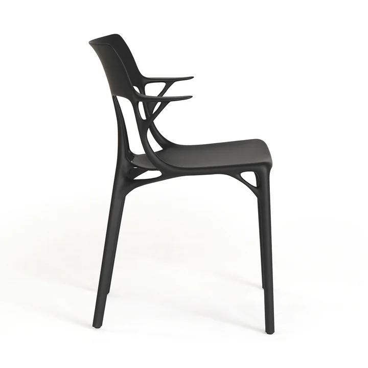 Kartell - AI Stuhl, grau metallic