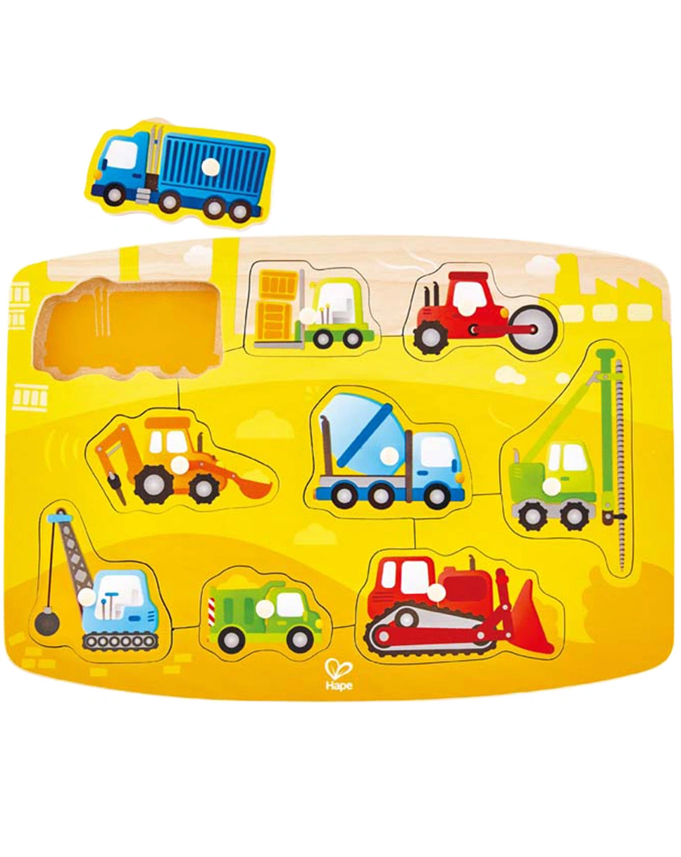Hape Baustellenpuzzle (Kinderpuzzle)