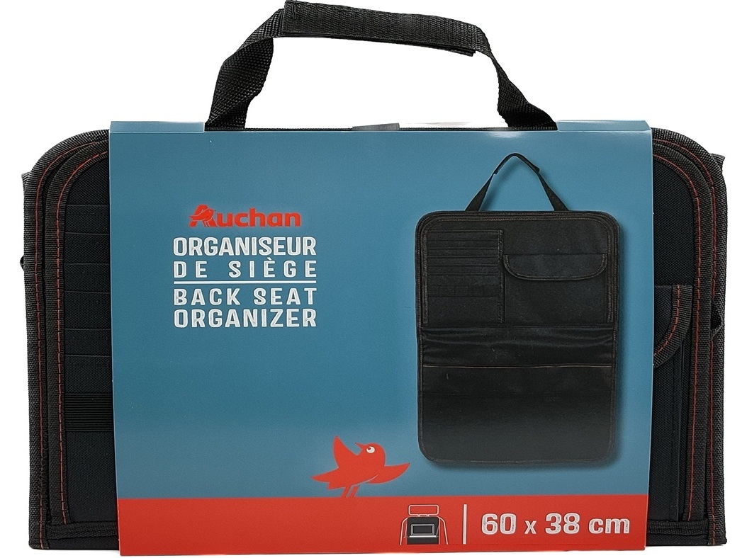 ORGANIZER AUTO AUCHAN PARA BANCO 60X38CM
