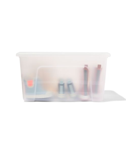 boîte de rangement avec couvercle 45L Tokyo transparent 58x39.5x30