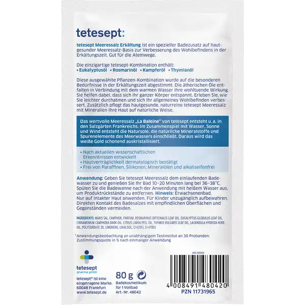 Meeressalz Erkältung