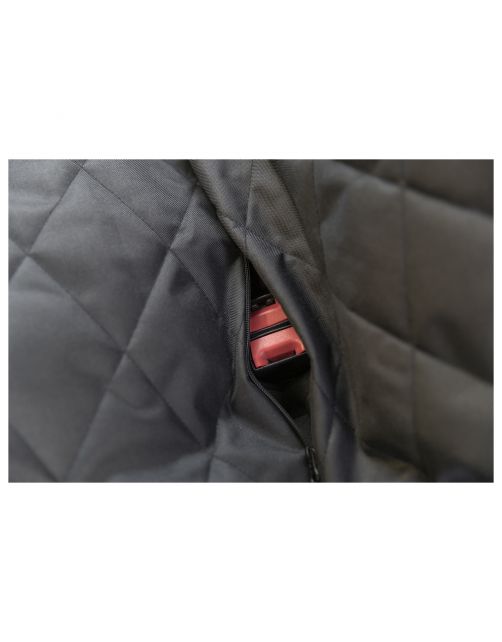 Trixie Autostoel Kussen Dubbel - Hondenautoaccessoire - 95x10x50 cm Zwart