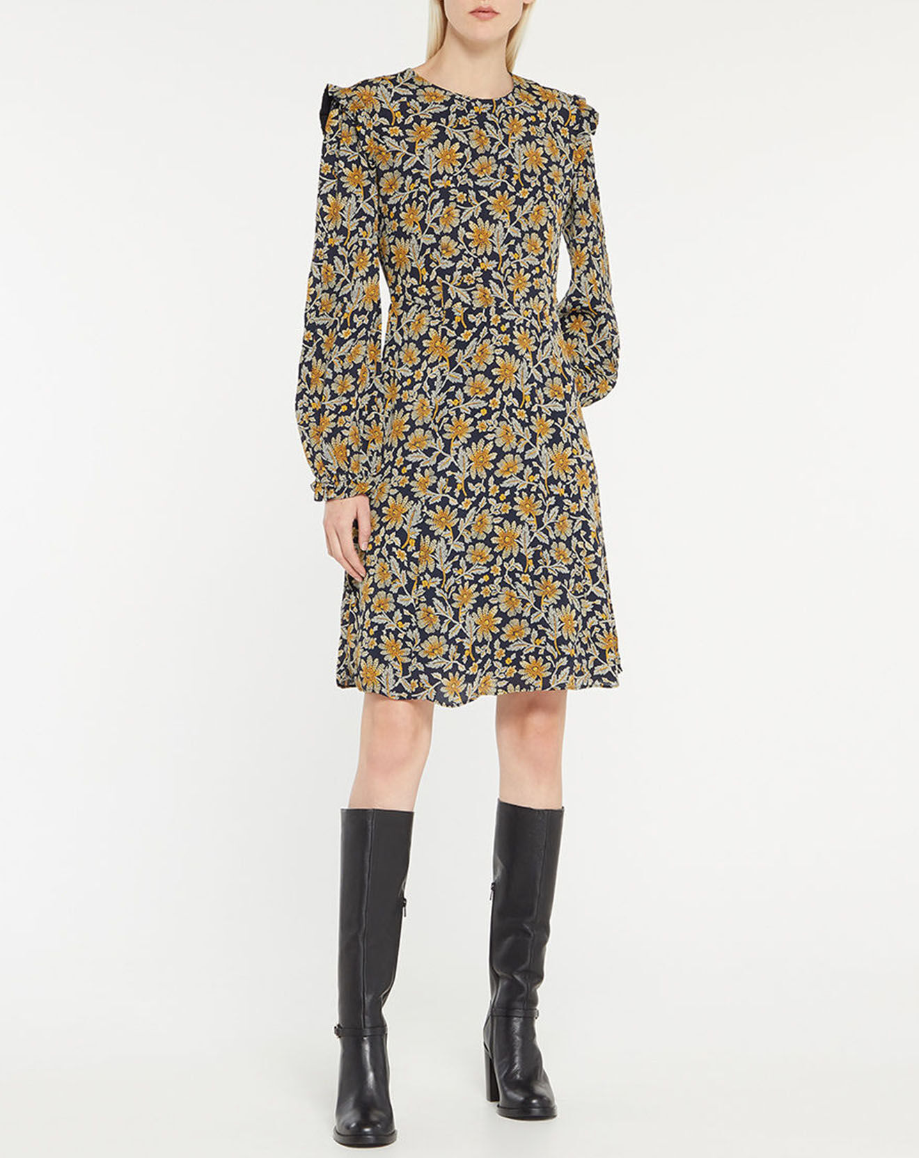 Tommy Hilfiger Robe en Crêpe imprimé floral multicolore