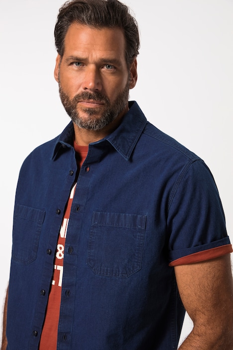 Hemd, Halbarm, Kentkragen, Modern Basic Fit, bis 8 XL