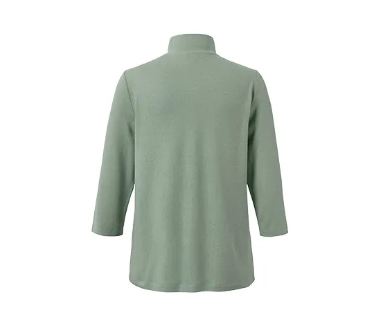 Feinstrickshirt, salbeigrün