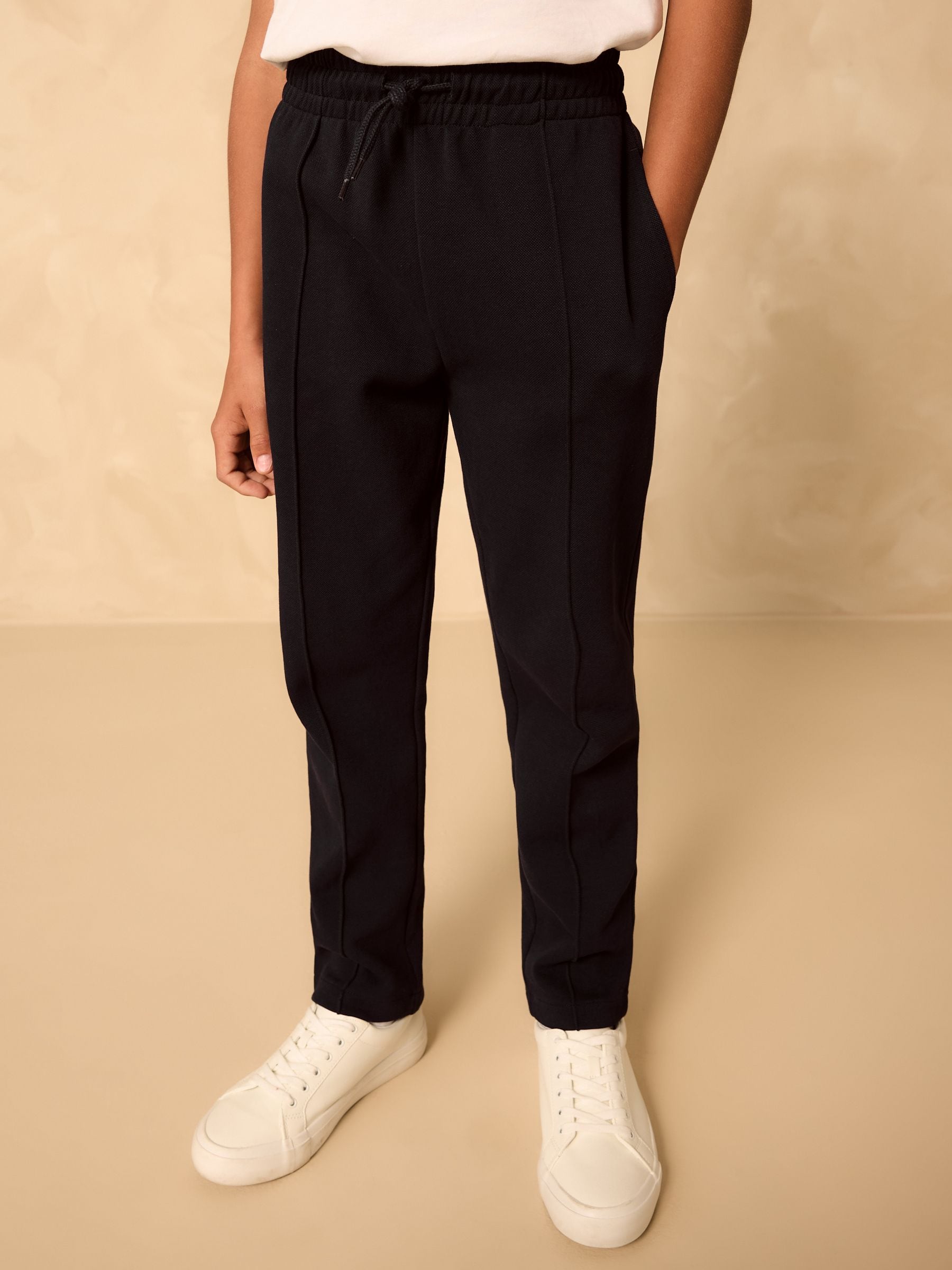Nieuw zwart - Set met modieus jersey bomberjack en joggingbroek
