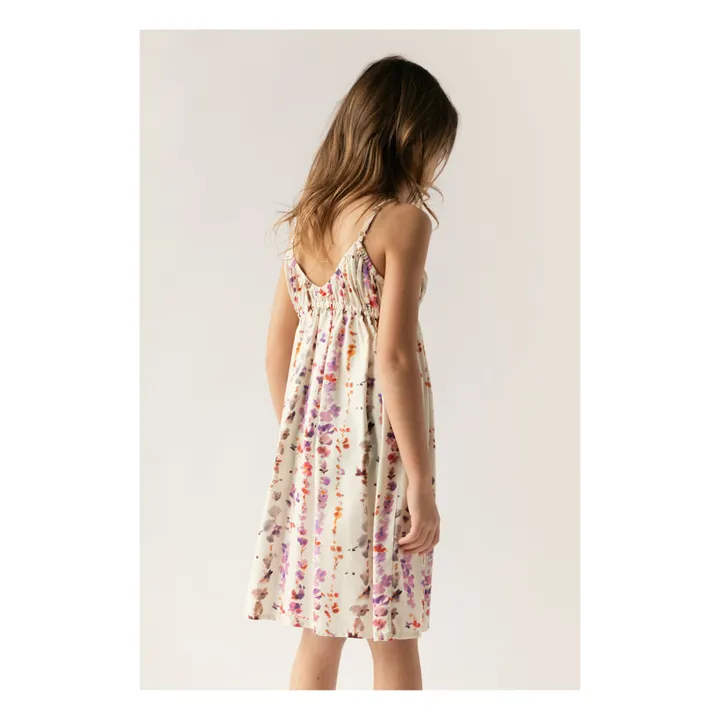 Simple Kids Robe à Bretelles Caramel | Ecru
