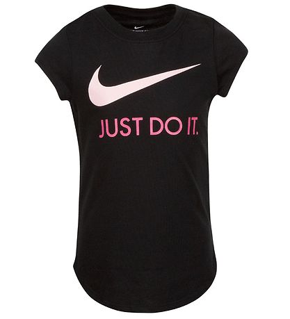 Nike T-Shirt - Swoosh - Schwarz