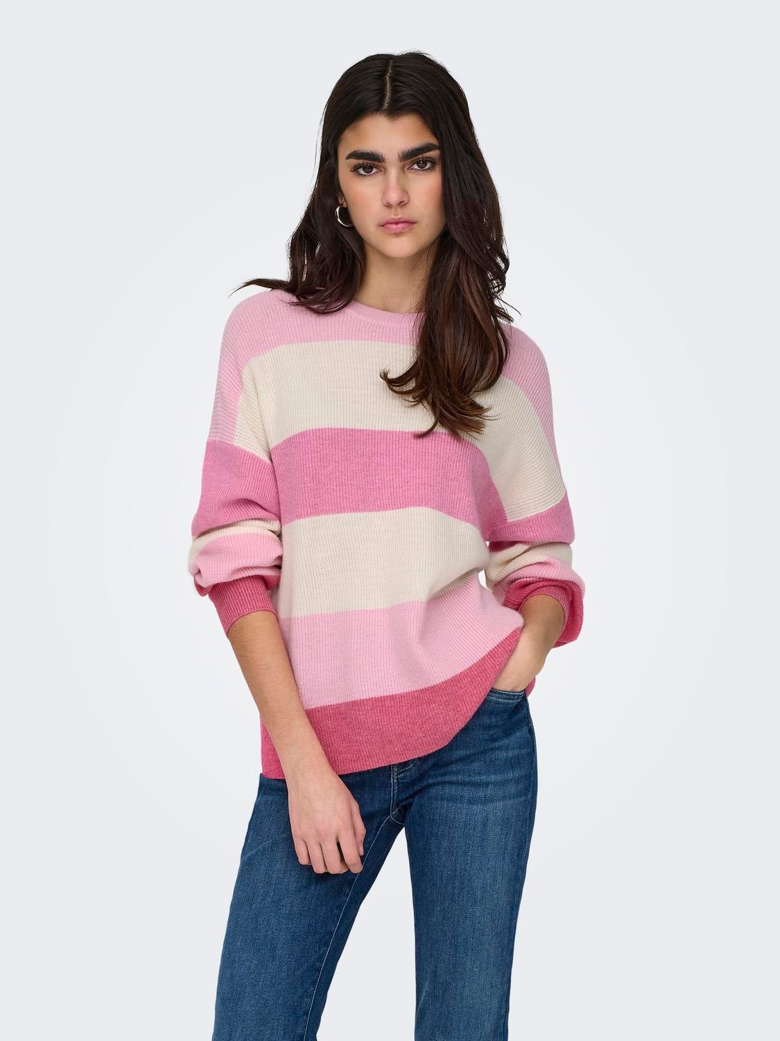 ONLATIA Strickpullover Pink Lady