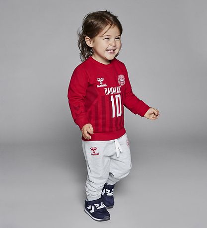 Hummel Sweatpants - DBU - hmlHonor - Gråmeleret