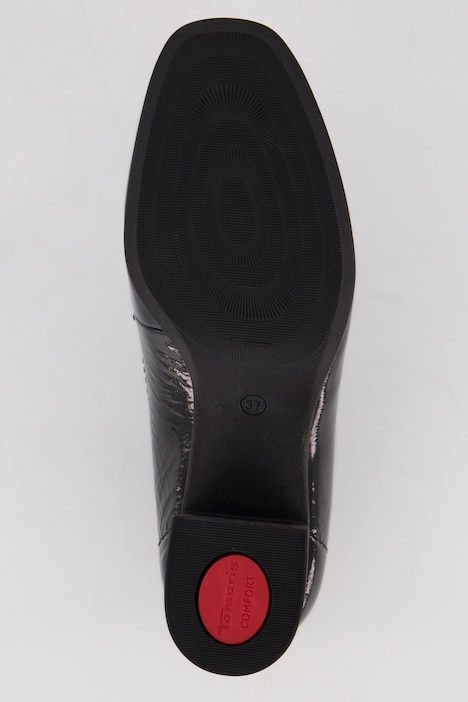 Leder-Pumps, Jana Shoes, Zierspange, Weite H