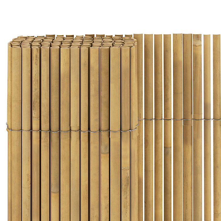 Canisse en bambou fendu L.3 x H.1,8 m