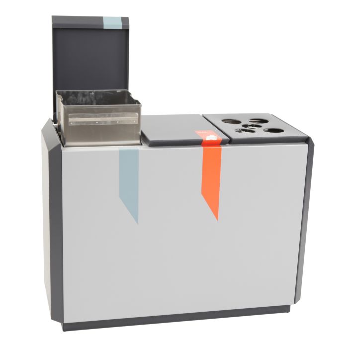 DutchDesign Recyclostar 3 Brandveilige Afvalscheidingsunit 165 Liter Bekerinzet (VB708390)