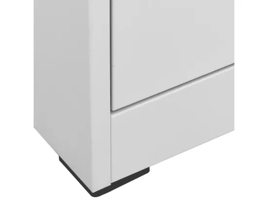 Classeur Gris clair 90x46x164 cm Acier