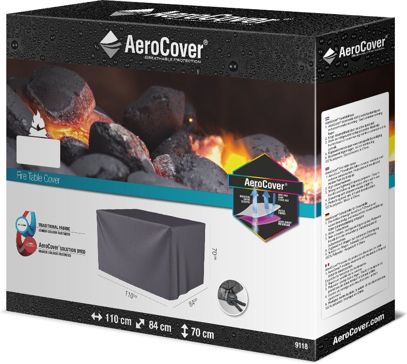 Platinum Outdoorable vuurtafelhoes AeroCover 110 x 84 x 70 cm