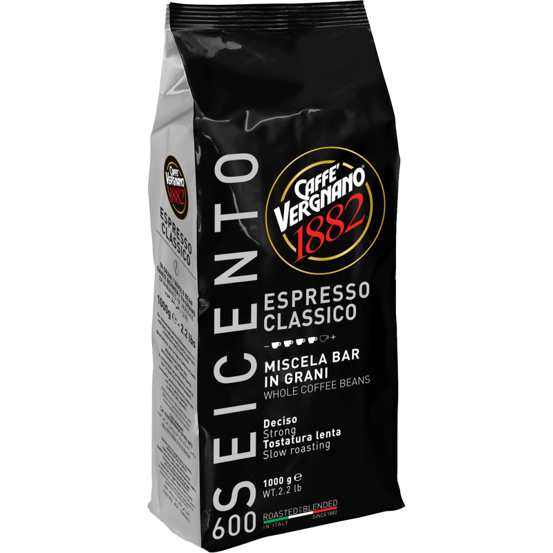 Caffè Vergnano Kaffeebohnen Classico 600, 1000 g, 1 Stück