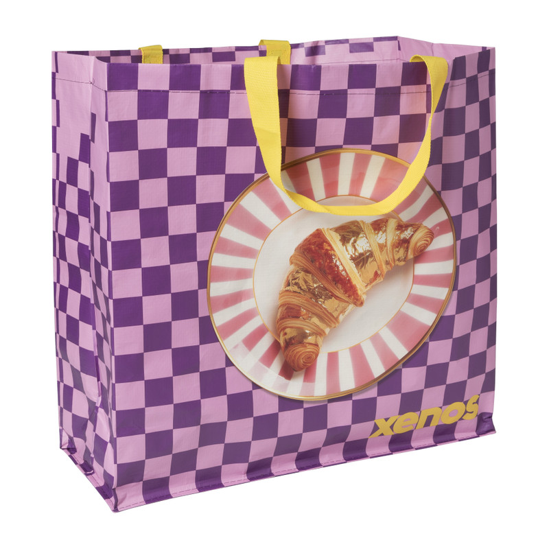 Shopper Croissant - multikleur - 46x45x17 cm