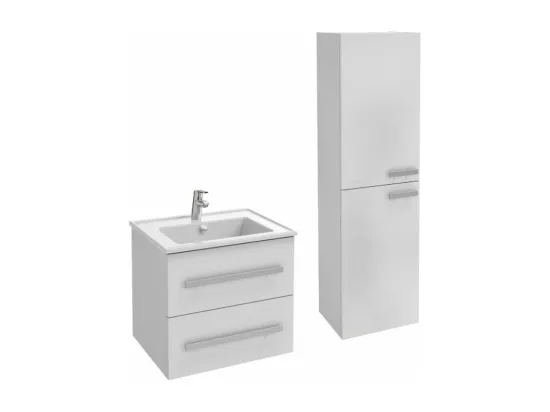 Pack meuble vasque 60 cm JACOB DELAFON Ola up blanc + colonne