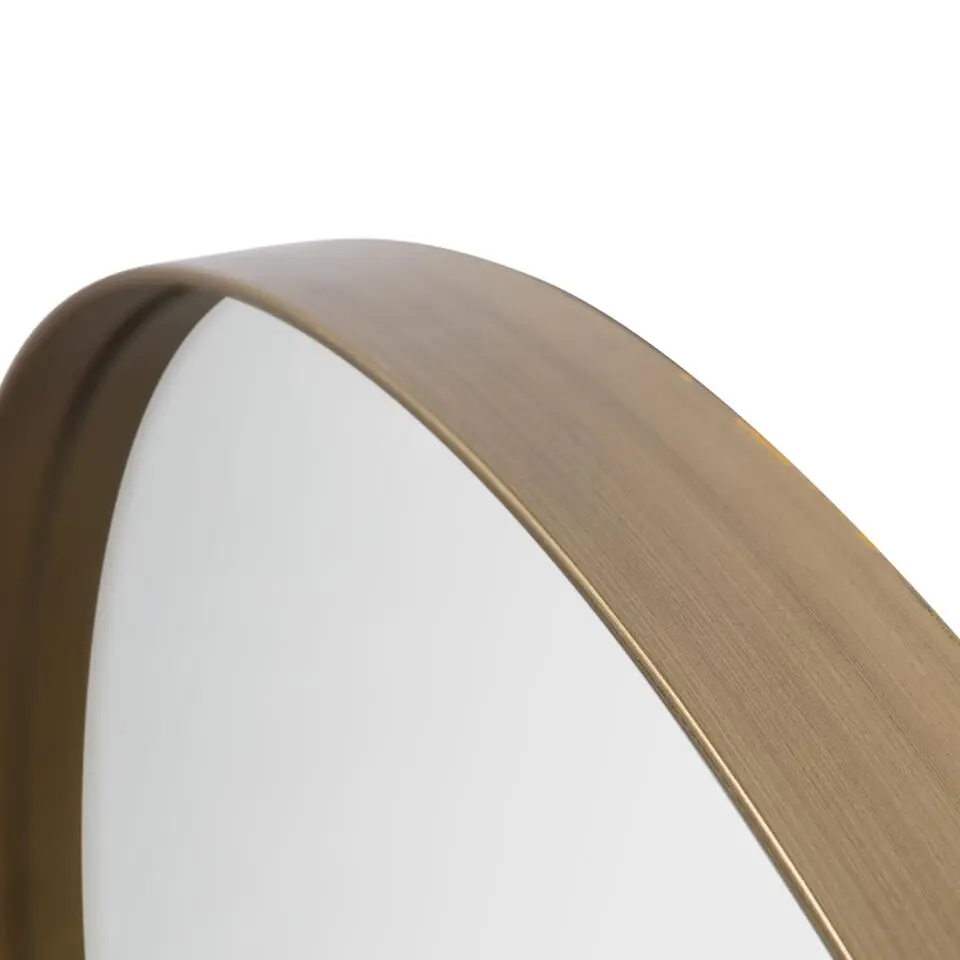 WOOOD Doutzen Spiegel - Metaal - Goud - 115x115x5