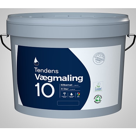 Tendens vægmaling silkemat 10 9 liter