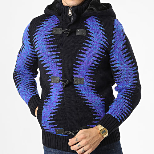 Gilet Zippé Capuche 3003 Bleu Marine