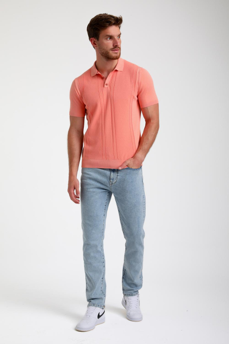 Gabbiano oranje heren polo