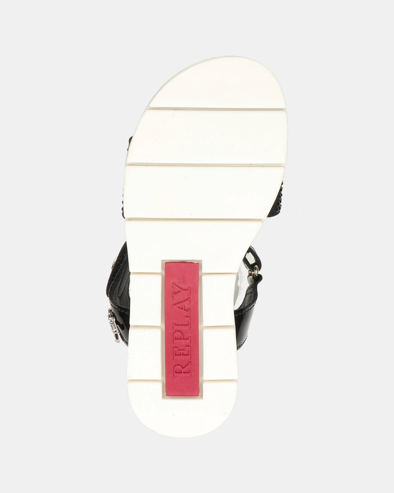Replay Sandalen  - zwart