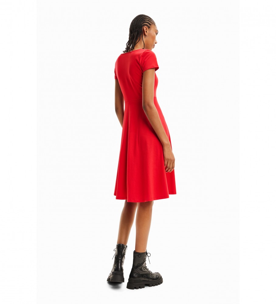 Vestido vermelho Desigual Broadway Road
