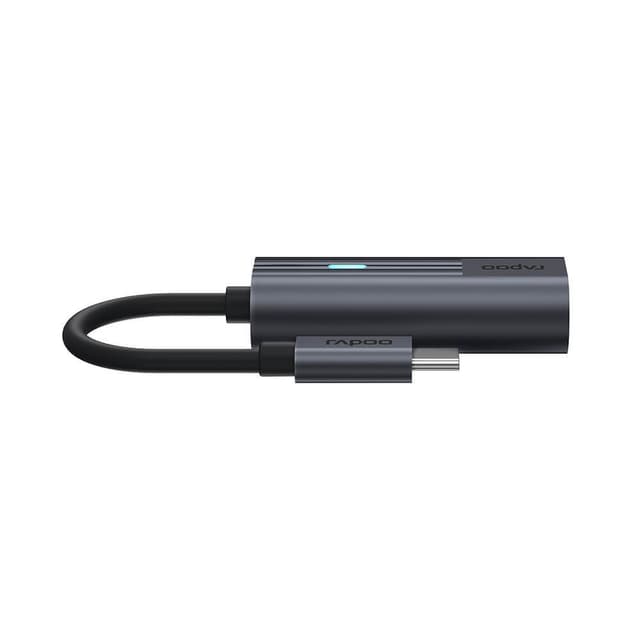 RAPOO UCA-1002 USB-C til 3,5mm lyd-adapter