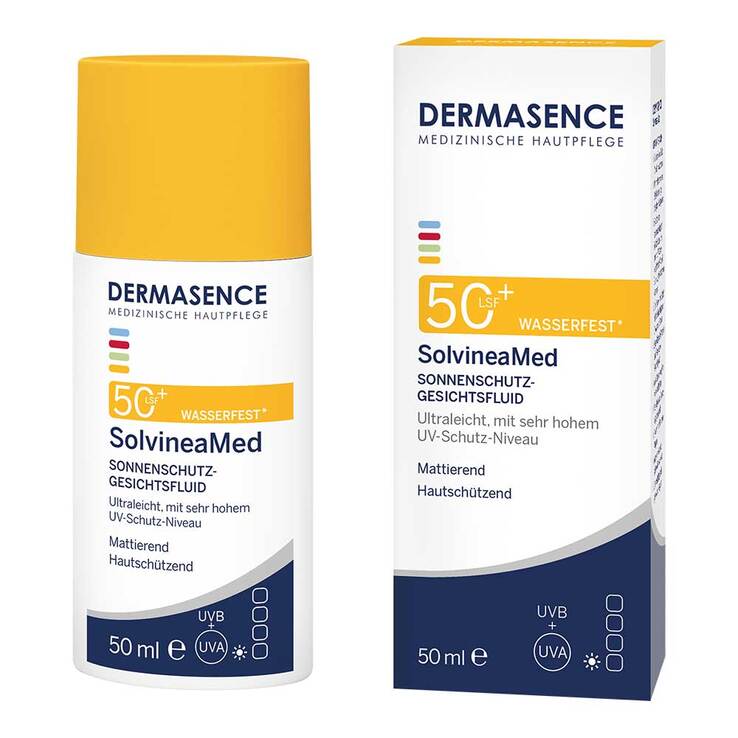Dermasence Solvineamed Sonnenschutz Gesichts Fluid LSF 50 +, 50 ml