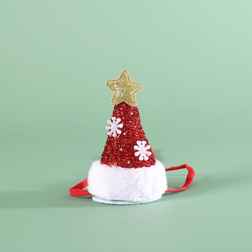2night - Kerststrik huisdierhalsband / hoed / set (verschillende ontwerpen)