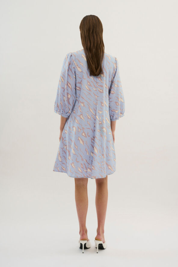 Karen by Simonsen KBPassion Indie Dress Palmer aop dusty blue