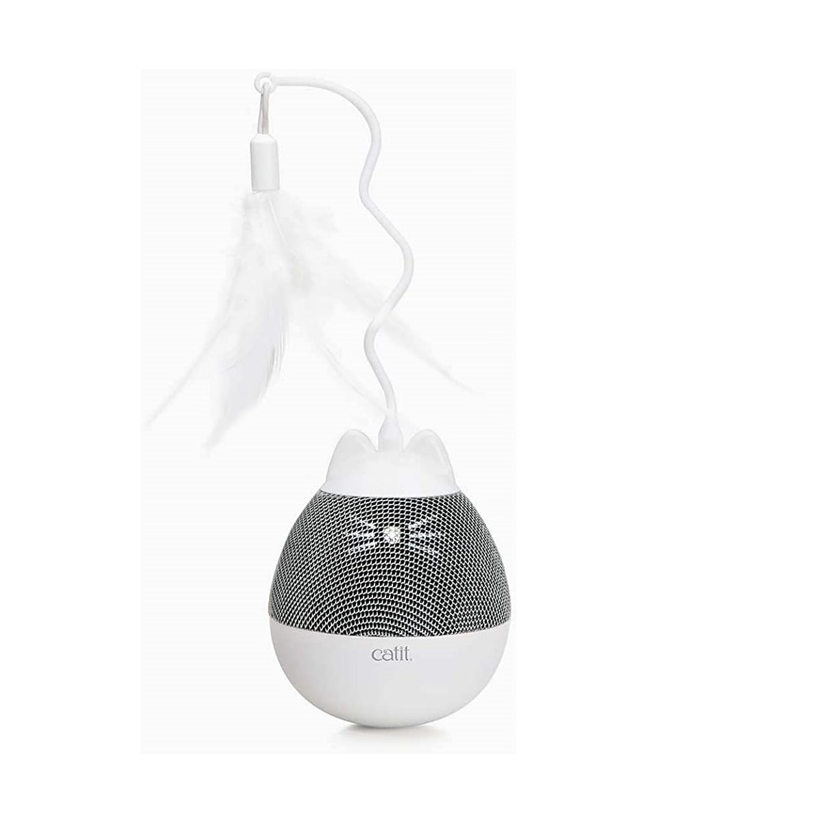 Katteleke Catit Pixi spinner, hvit/grå