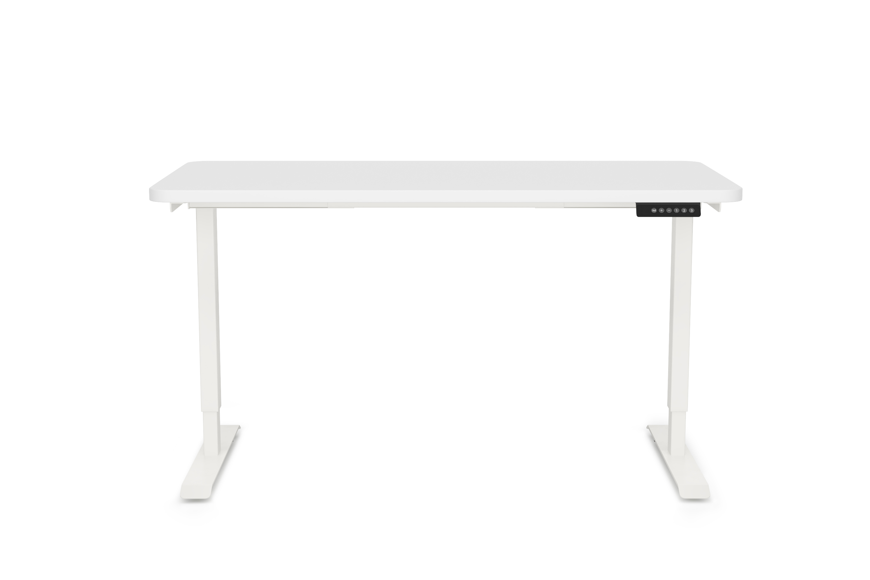 Stehpult elektrisch PREMIUM weiss 120 x 60 cm