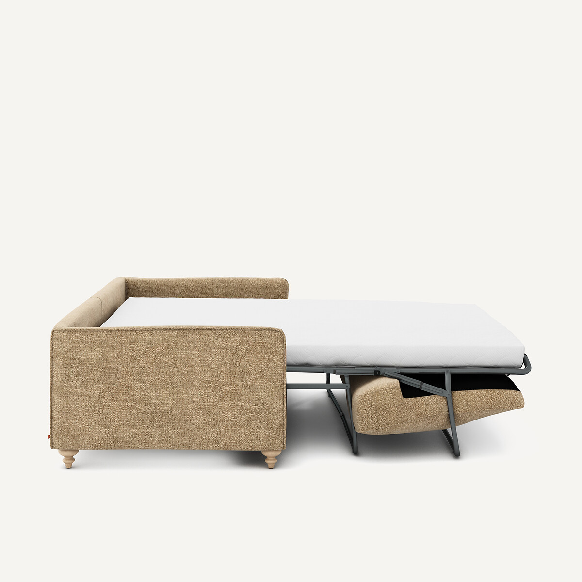 AM.PM<br>Sofá-cama de 3 lugares em algodão reforçado, Lazare