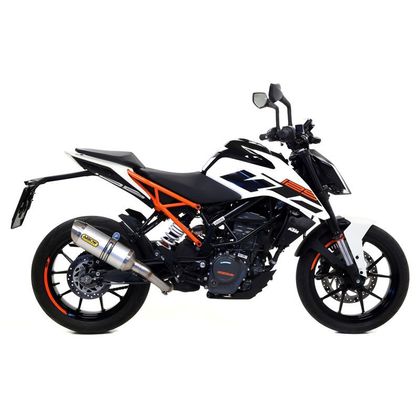 Silencieux Arrow Alu dark Thunder embout acier