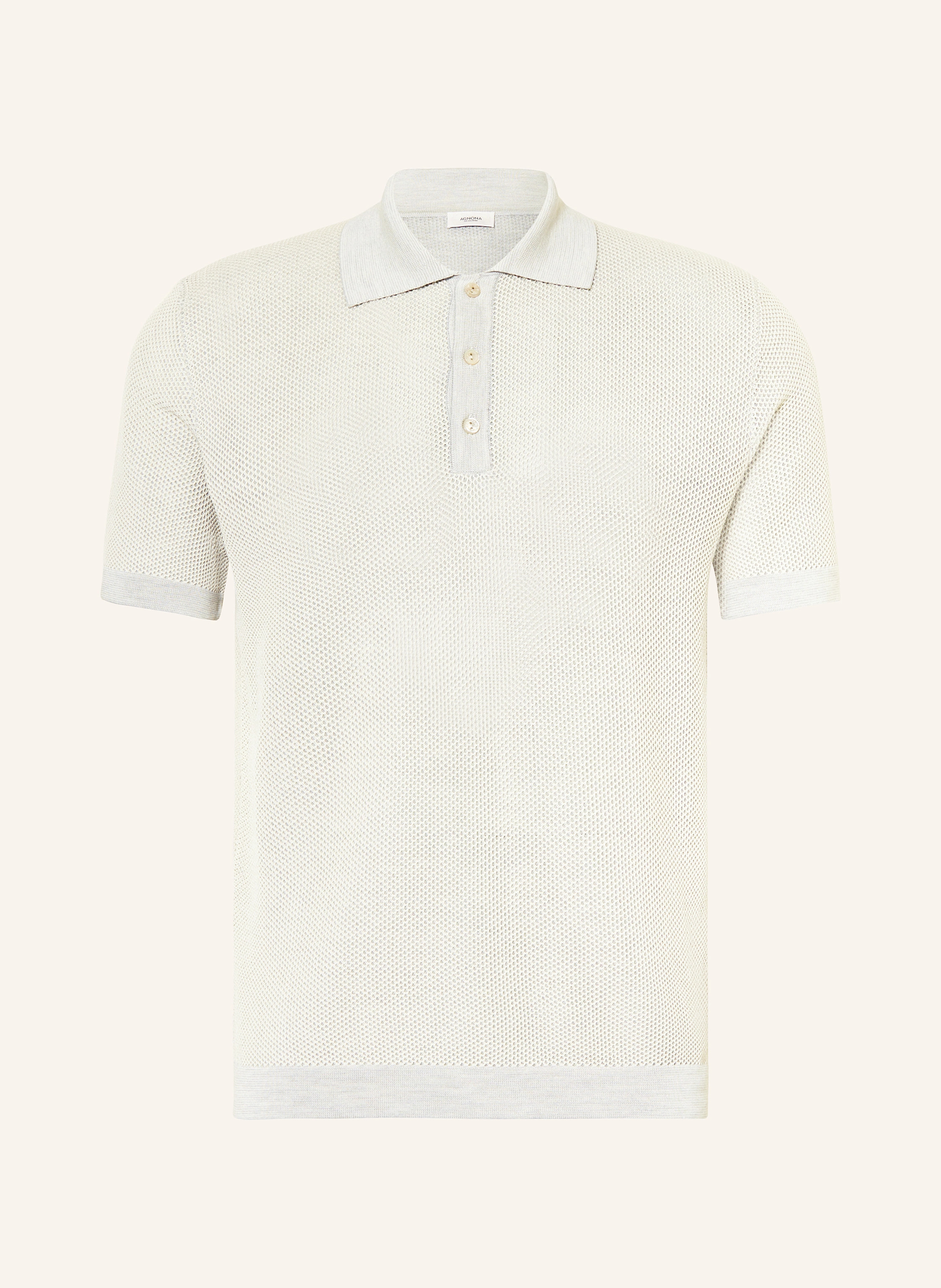 AGNONA Strick-Poloshirt mit Seide
