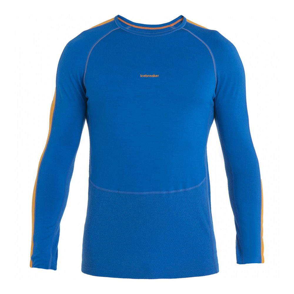 Icebreaker ZONEKNIT 200 - Sous-couche Homme lazurite/solar/cb