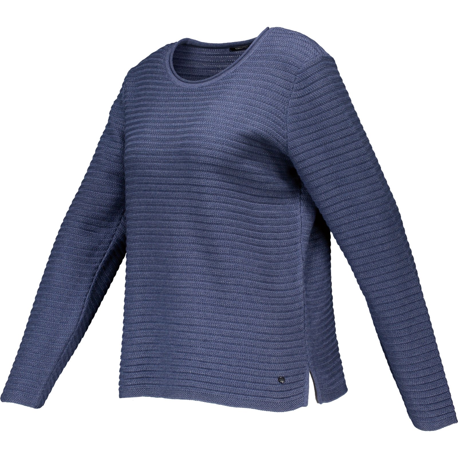 Olsen Damen-Pullover Ripp blau, 48