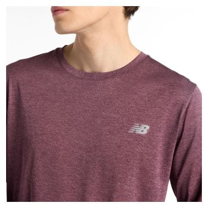 Maillot manches longues New Balance Athletics Rouge Homme