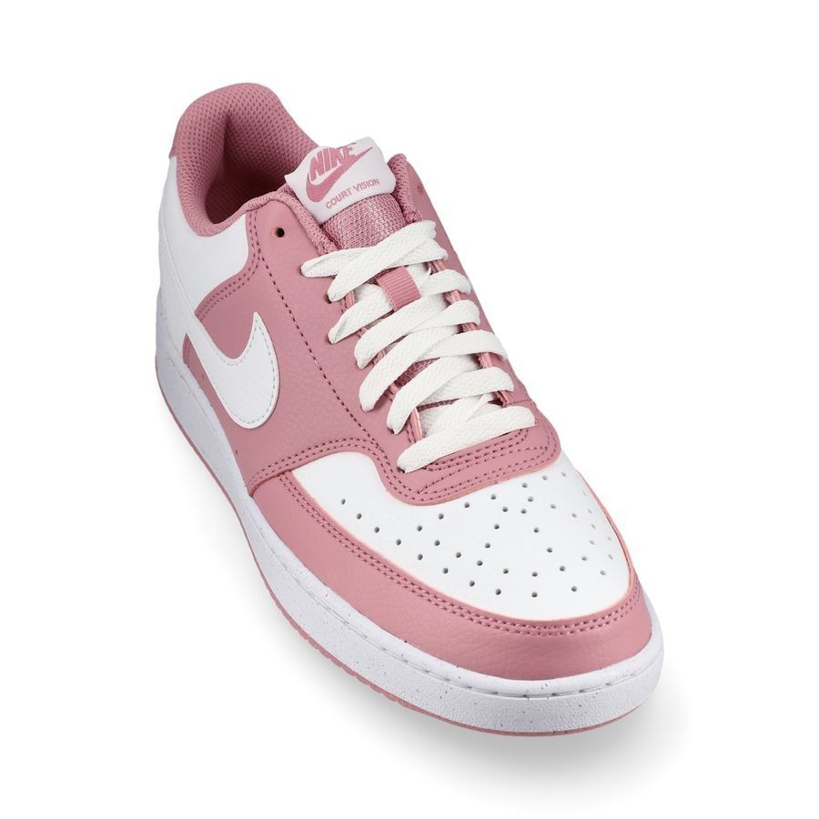 Nike Chaussures Court Vision Low Next Nature - Pourpre/Blanc Femme