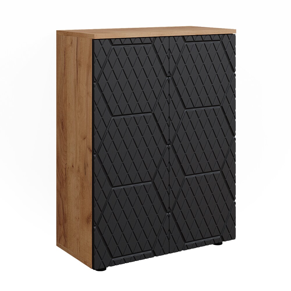 Vicco Badschrank Irma Eiche Anthrazit 60 x 81 cm Badezimmer
