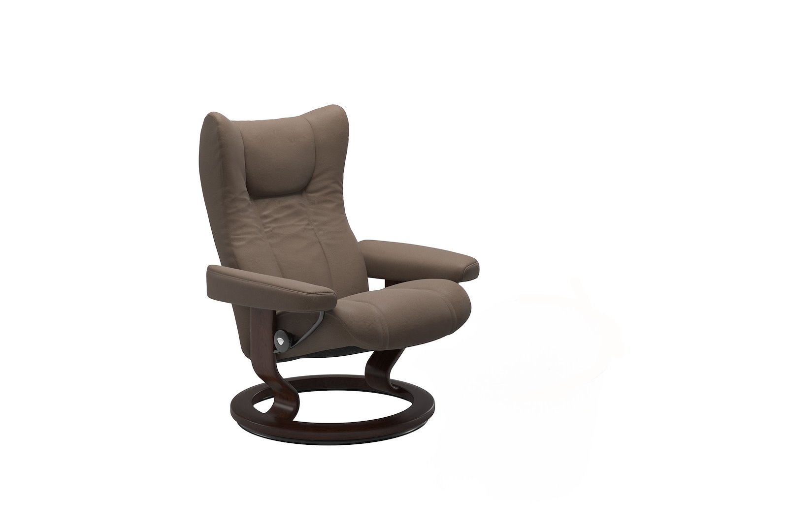 Wing lenestol I hud Batick Mole - Classic - Brun beiset