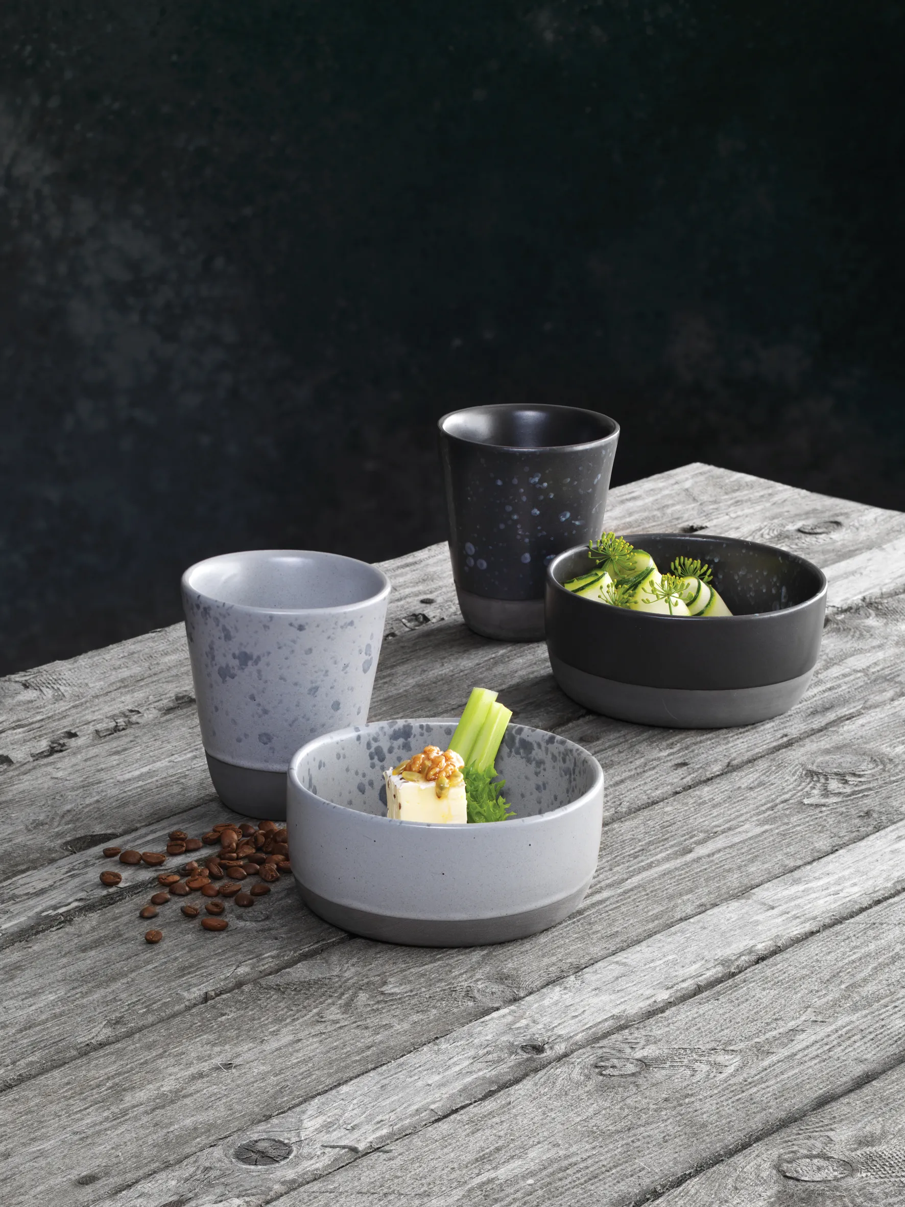 RAW by Aida Krus - 30 cl - Stentøj - Sort spotted