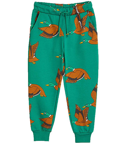 Mini Rodini Sweatpants - Ducks -  Grøn