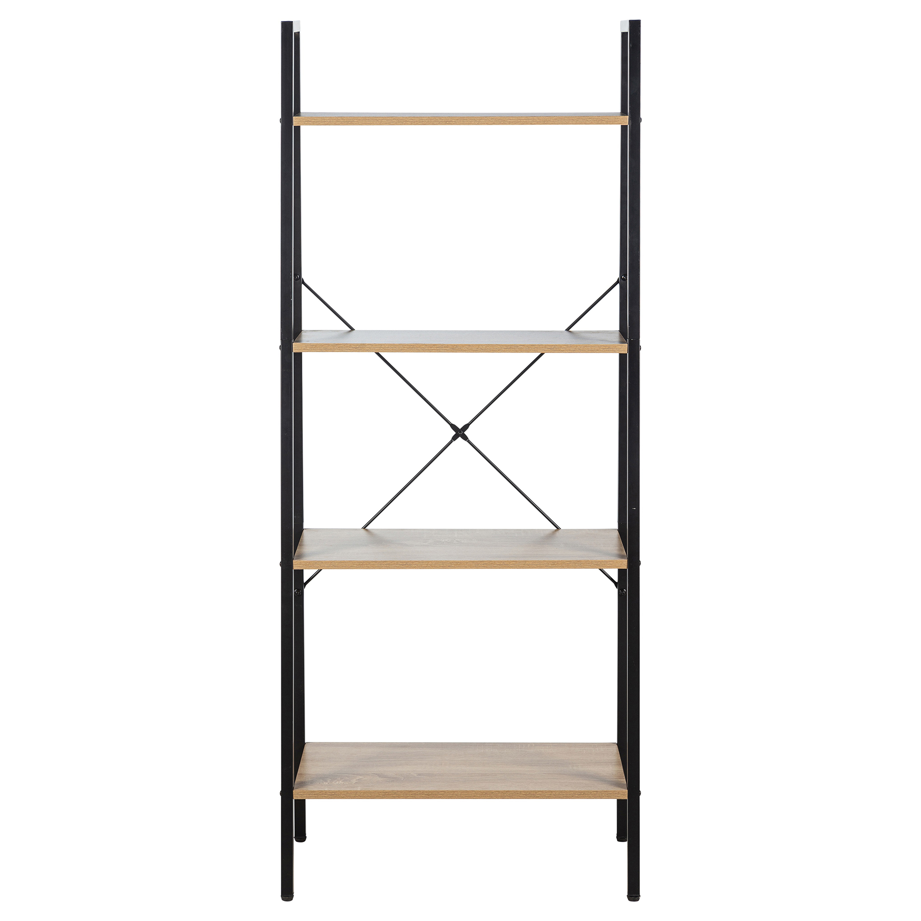Regal - Eiche - schwarz - 60 cm breit