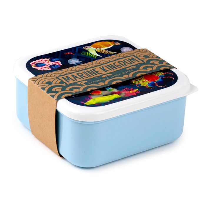 Conjunto 3 Caixas Lanche - Reino Marinho