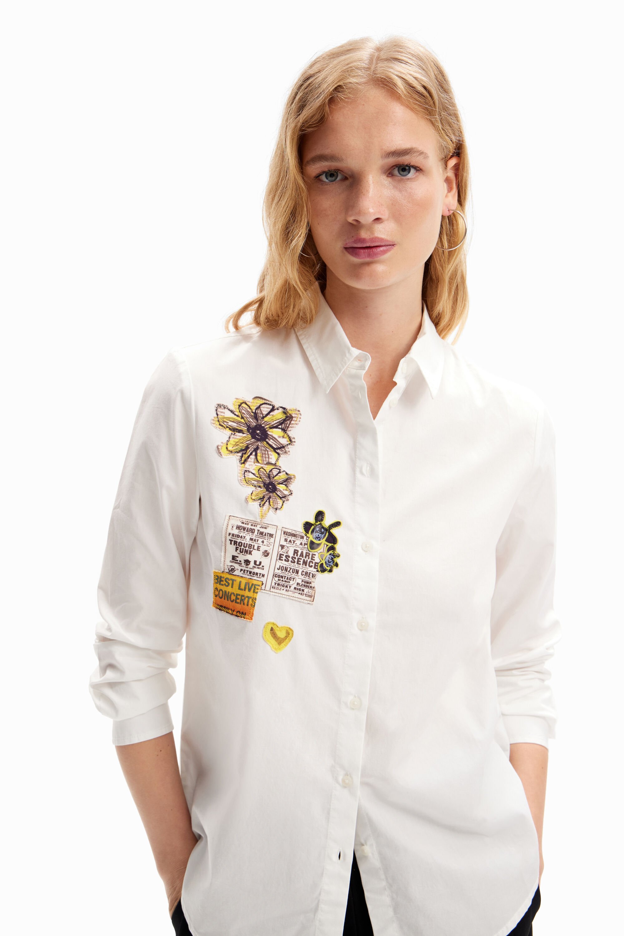 Chemise patchs journal