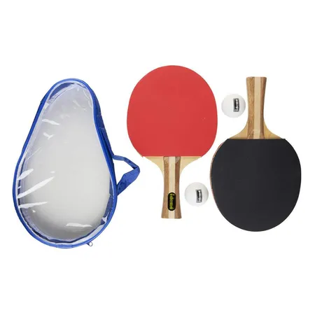 Idena Tischtennis-Set Turnier, 2 Schläger, inkl. 2 Bälle und Tasche, sortiert