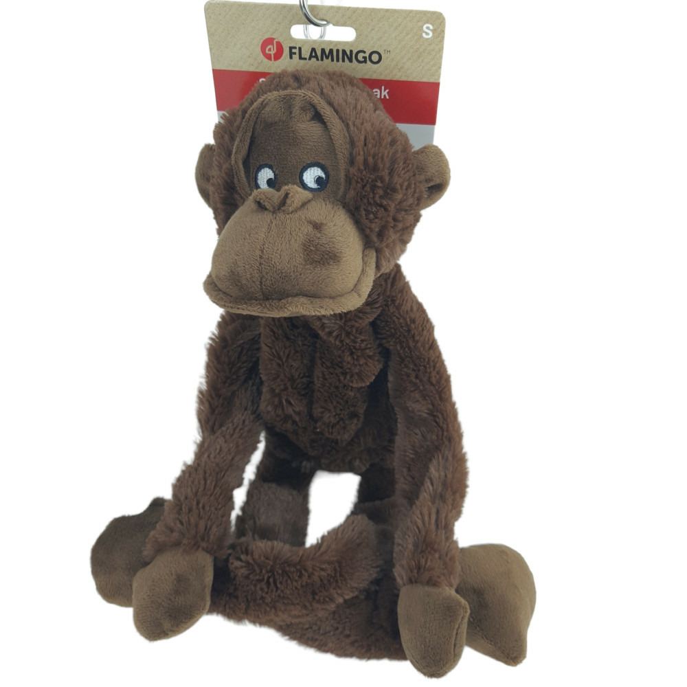 Jouet singe madina marron 57cm pour chien